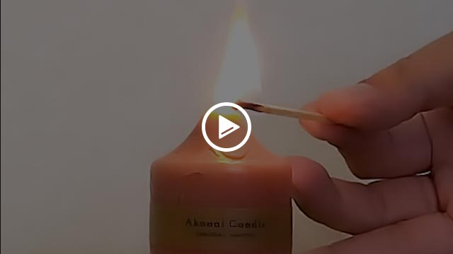 受注生産・マッチ棒芯 Ver.】青鬼キャンドル | 中外マッチ ショップ