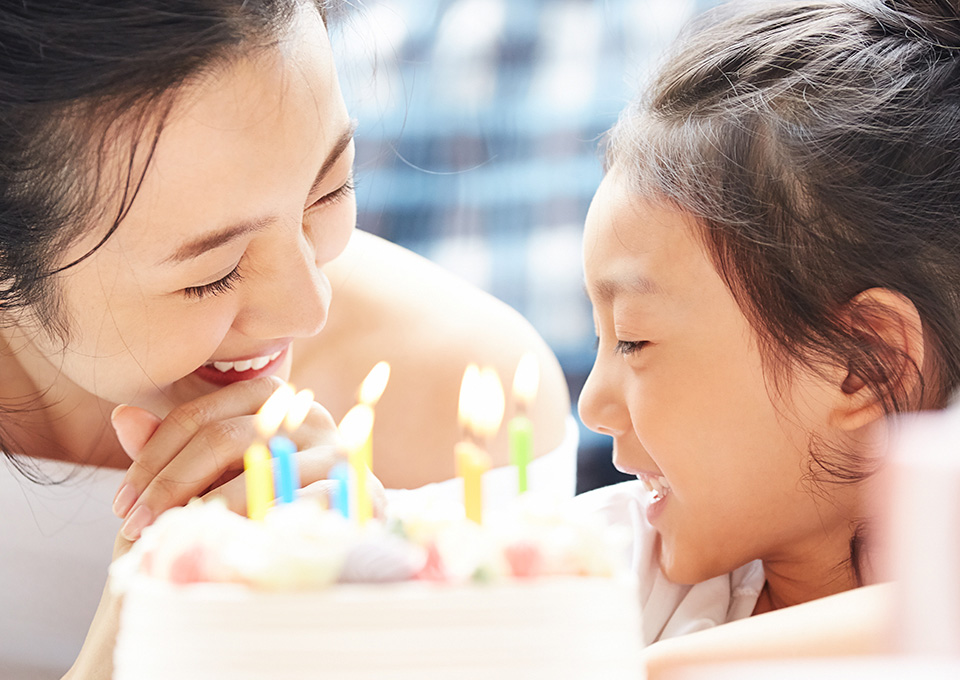 誕生日ケーキのろうそく